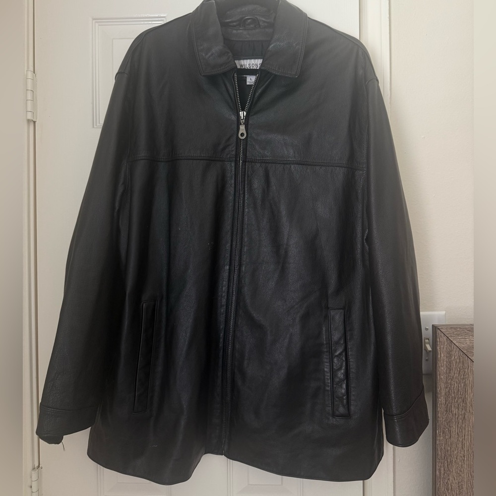 Men's Black Leather Jacket